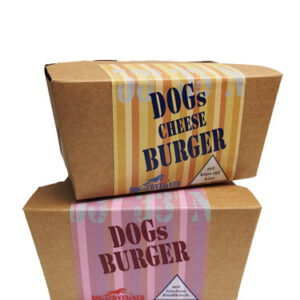 Dogs Container Dogs Burger & CheeseBurger Box